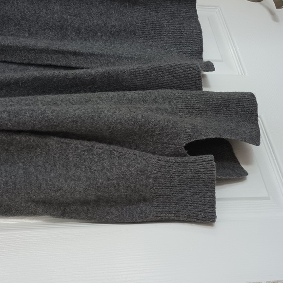 Madewell Heather Grey Open Cardigan, Size L - Picture 3 of 6